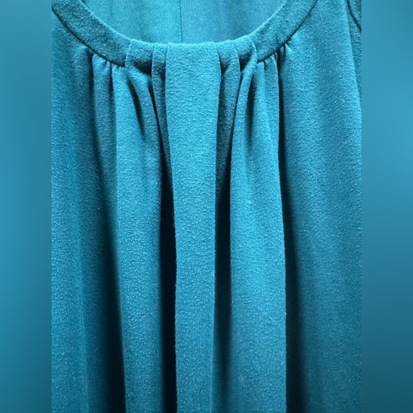 Denver Hayes Teal 3/4 length Sleeve Women's Top - Picture 3 of 12